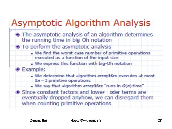 Zeinab Eid Algorithm Analysis 28 