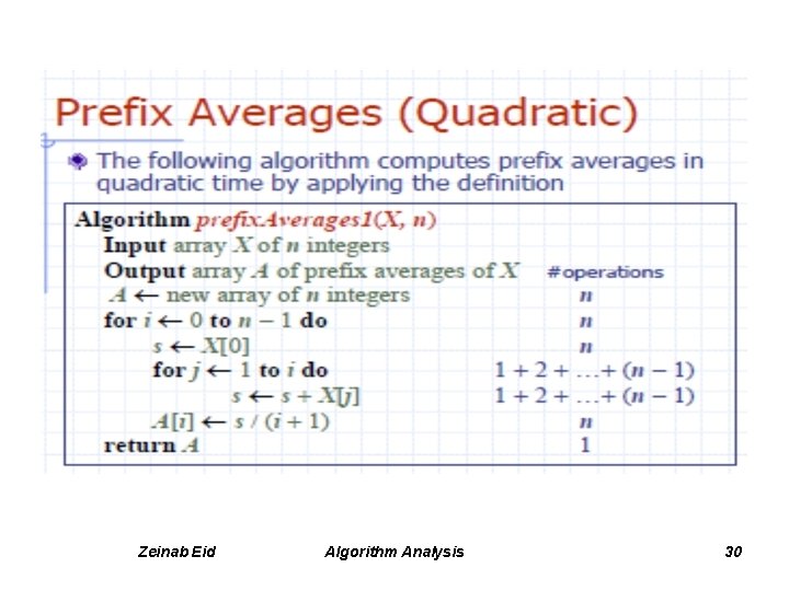 Zeinab Eid Algorithm Analysis 30 