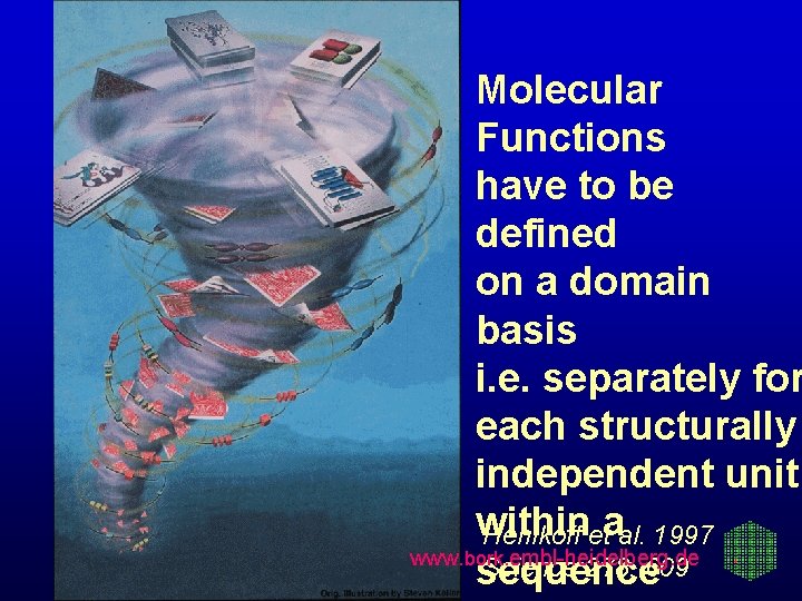 Molecular Functions have to be defined on a domain basis i. e. separately for