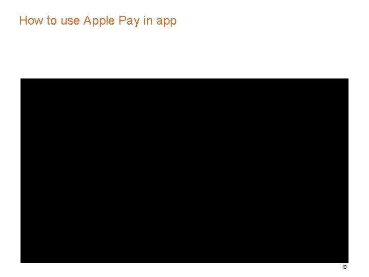 How to use Apple Pay in app 18 