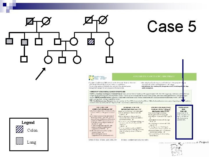 Case 5 Legend Colon Lung 