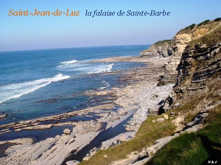 Saint-Jean-de-Luz la falaise de Sainte-Barbe 