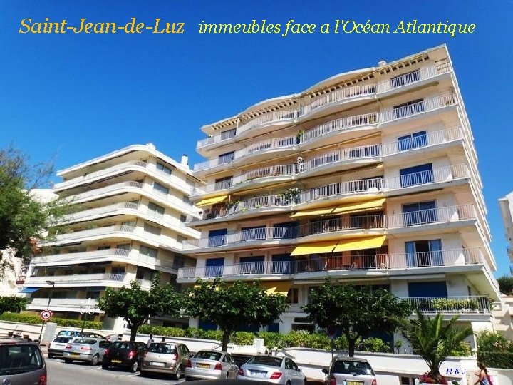 Saint-Jean-de-Luz immeubles face a l’Océan Atlantique 