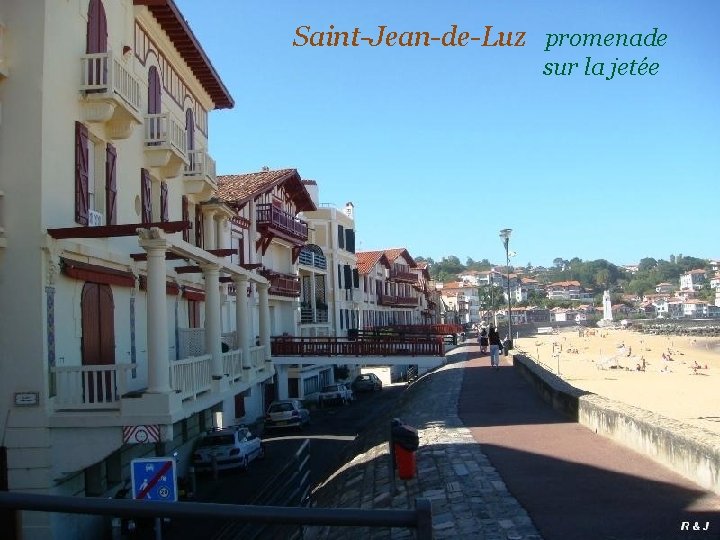 Saint-Jean-de-Luz promenade. sur la jetée 