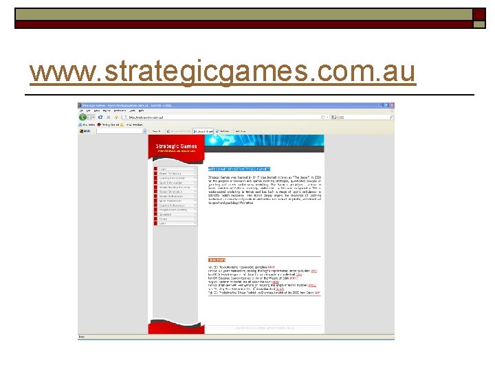 www. strategicgames. com. au 