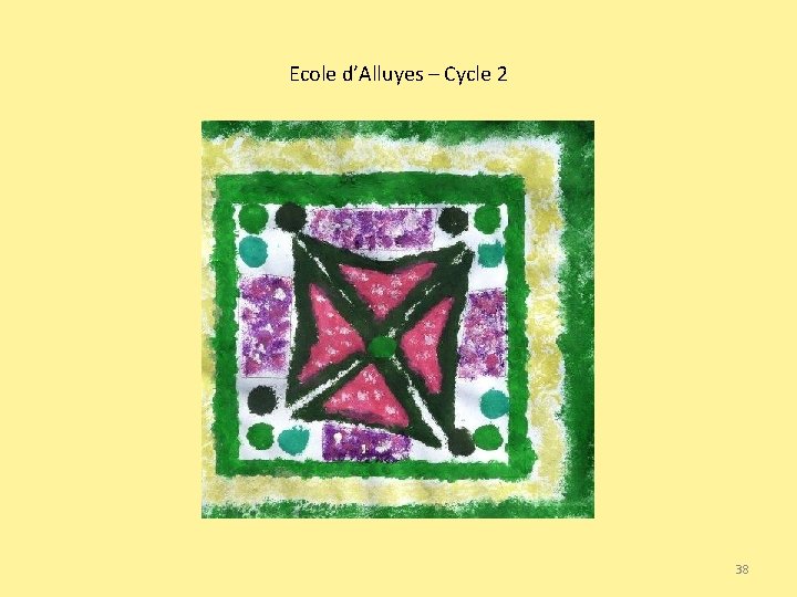 Ecole d’Alluyes – Cycle 2 38 