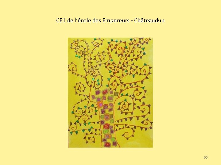 CE 1 de l’école des Empereurs - Châteaudun 66 