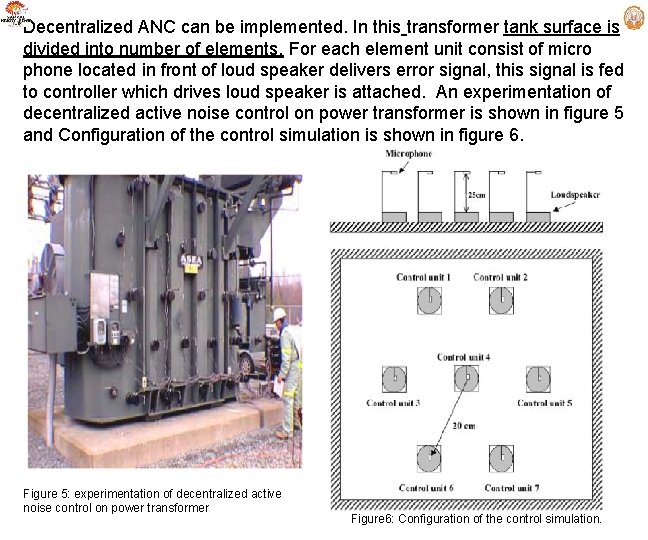 Decentralized ANC can be implemented. In this transformer tank surface is divided into number