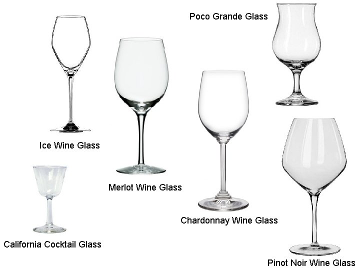 Poco Grande Glass Ice Wine Glass Merlot Wine Glass Chardonnay Wine Glass California Cocktail
