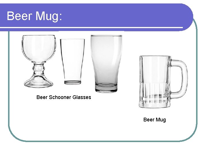 Beer Mug: Beer Schooner Glasses Beer Mug 