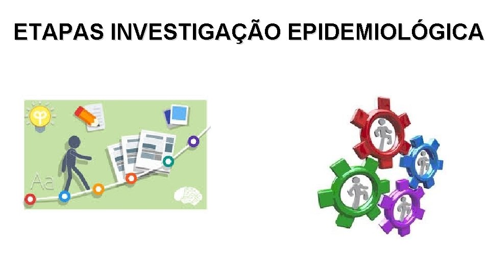 ETAPAS INVESTIGAÇÃO EPIDEMIOLÓGICA 