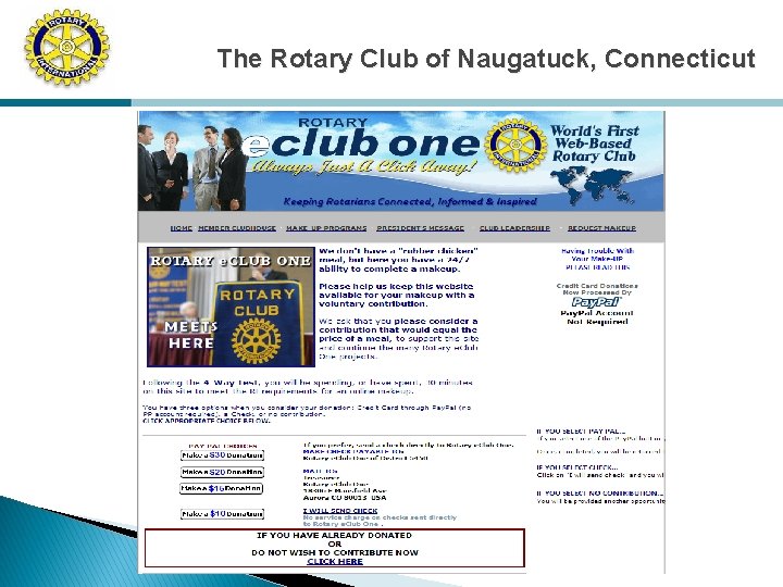 The Rotary Club of Naugatuck, Connecticut 