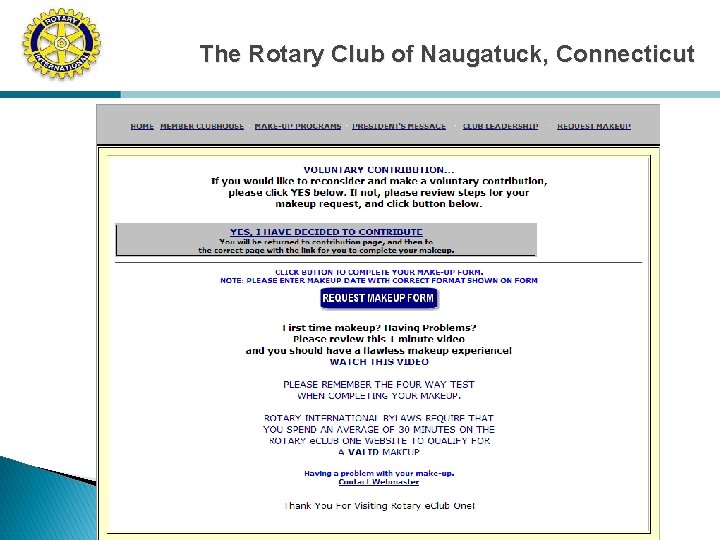 The Rotary Club of Naugatuck, Connecticut 