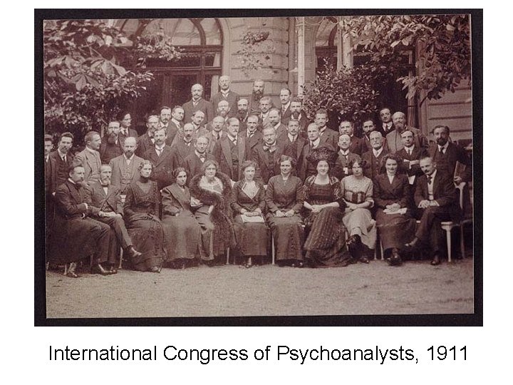International Congress of Psychoanalysts, 1911 