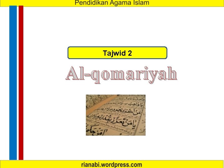 Tajwid 2 Al-qomariyah 