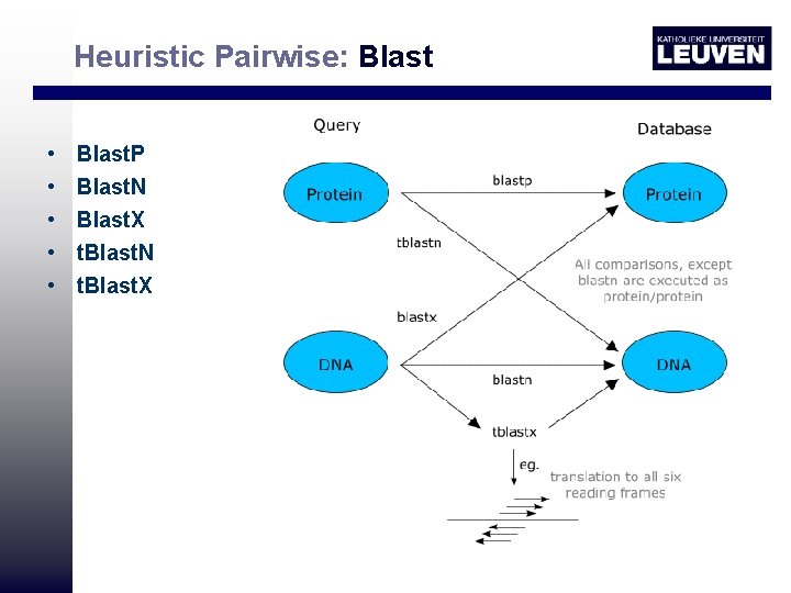 Heuristic Pairwise: Blast • • • Blast. P Blast. N Blast. X t. Blast.