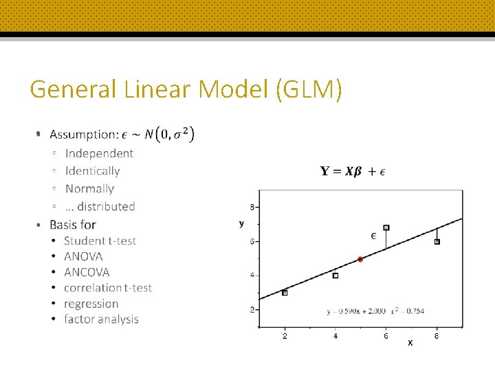 General Linear Model (GLM) • 