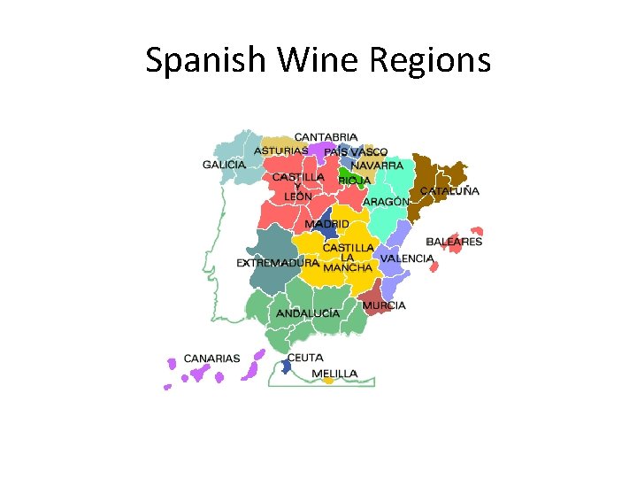 Spanish Wine Regions 