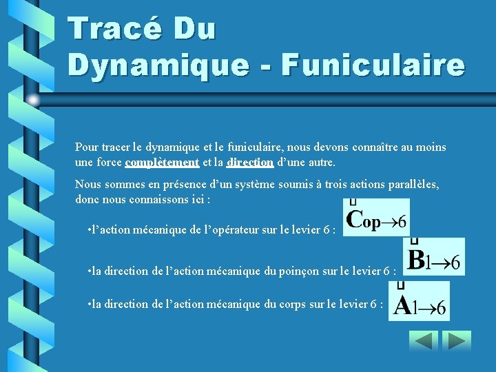 Tracé Du Dynamique - Funiculaire Pour tracer le dynamique et le funiculaire, nous devons