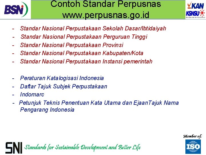 Contoh Standar Perpusnas www. perpusnas. go. id - Standar Nasional Perpustakaan Sekolah Dasar/Ibtidaiyah -