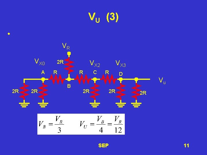 VU (3) • VR VX 0 A 2 R 2 R 2 R VX