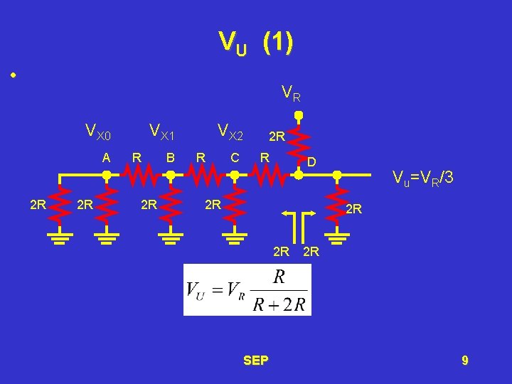 VU (1) • VR VX 0 A 2 R 2 R VX 1 R