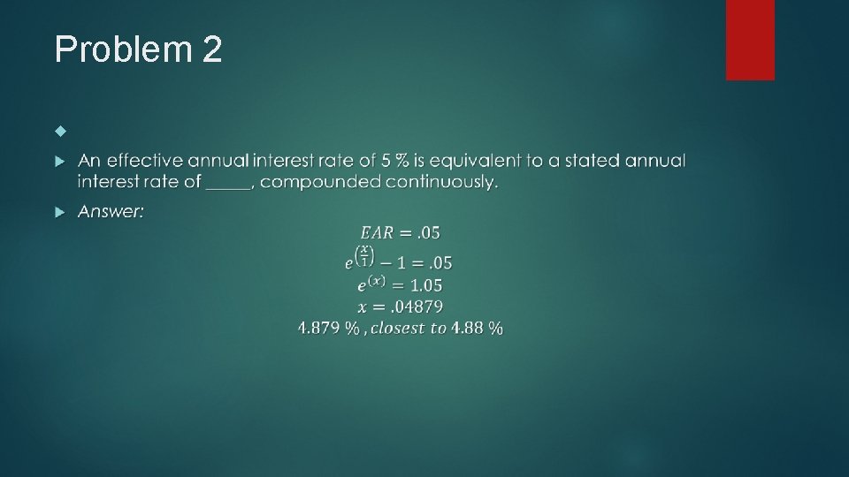 Problem 2 