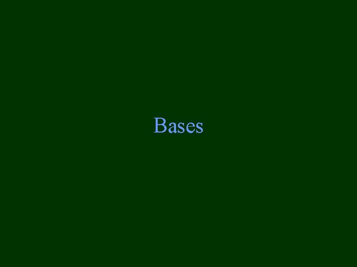 Bases 