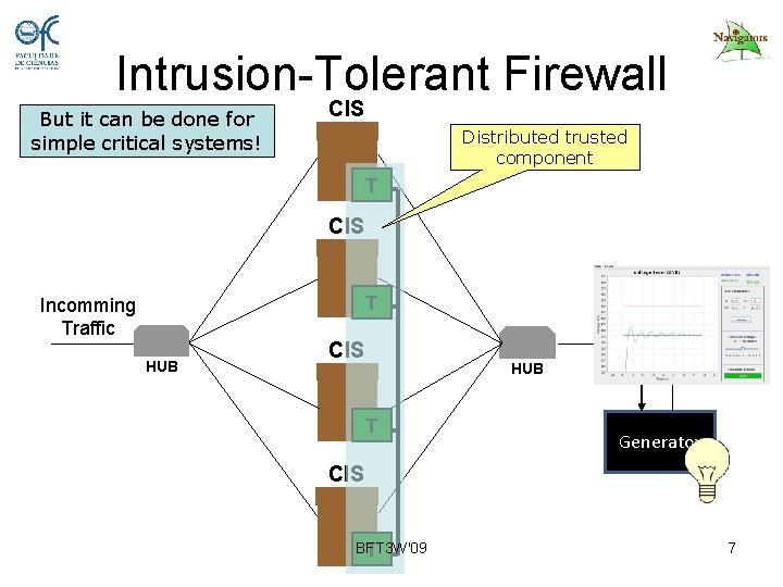 Intrusion-Tolerant Firewall But it can be done for simple critical systems! CIS Distributed trusted