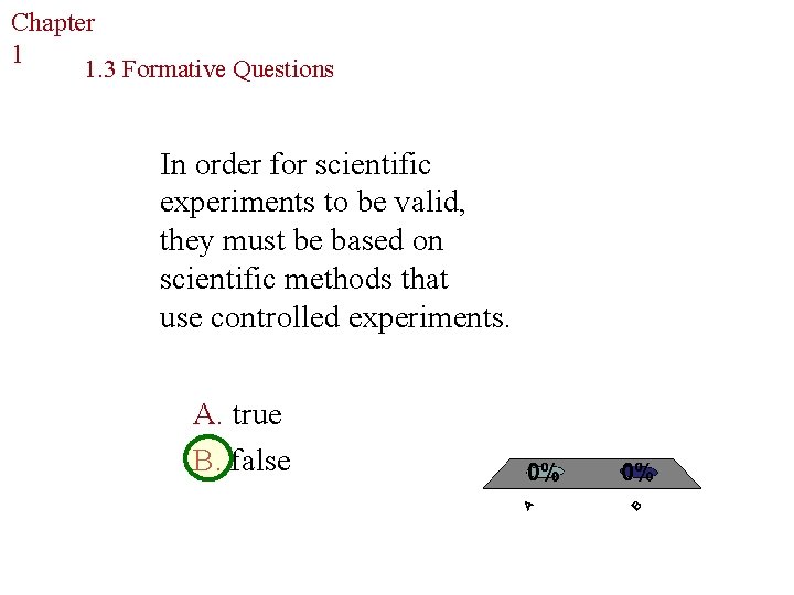 Chapter The Study of Life 1 1. 3 Formative Questions In order for scientific Chapter The Study of Life 1 1. 3 Formative Questions In order for scientific