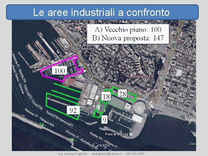 Le aree industriali a confronto Ing. Andrea Dogliotti - andogliotti@yahoo. it - 335 831