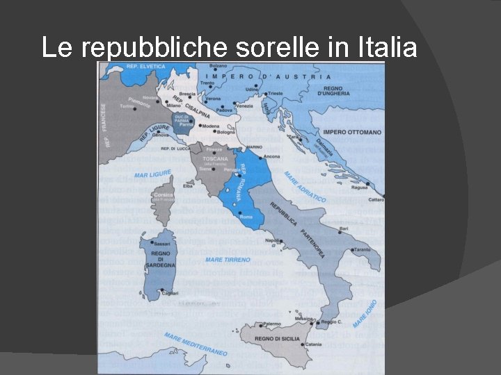 Le repubbliche sorelle in Italia 