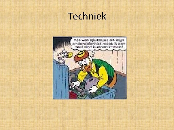 Techniek 