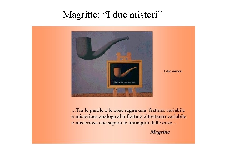 Magritte: “I due misteri” 