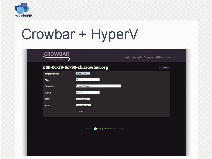 Crowbar + Hyper. V 
