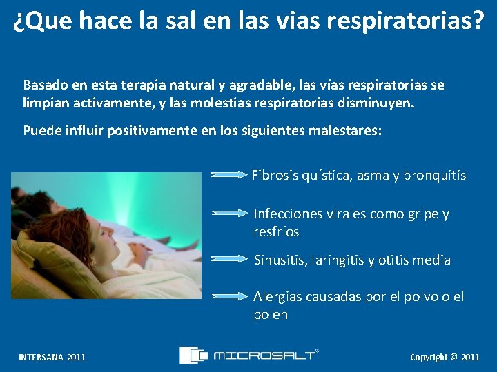 ¿Que hace la sal en las vias respiratorias? Basado en esta terapia natural y