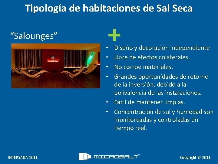 Tipología de habitaciones de Sal Seca “Salounges” + Diseño y decoración independiente Libre de