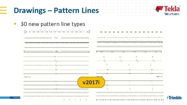 Drawings – Pattern Lines § 30 new pattern line types v 2017 i 
