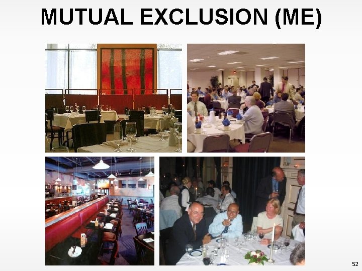 MUTUAL EXCLUSION (ME) 52 