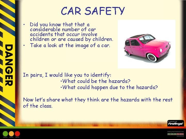 CAR SAFETY • Did you know that a considerable number of car accidents that