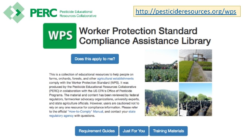 http: //pesticideresources. org/wps 