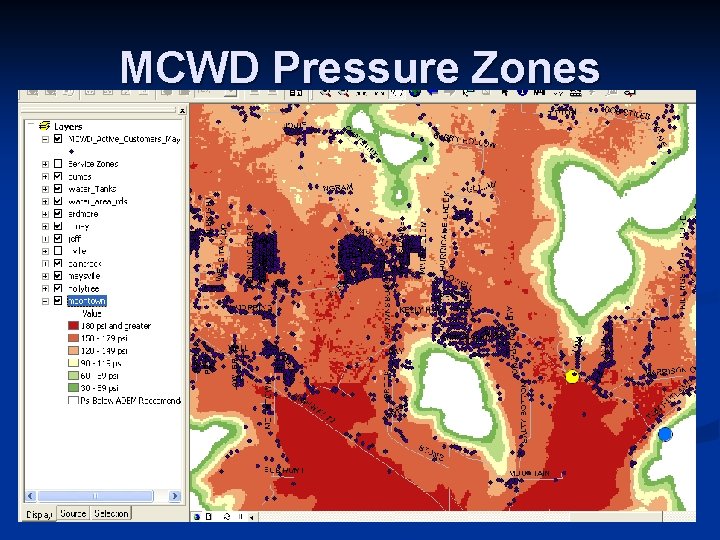 MCWD Pressure Zones 
