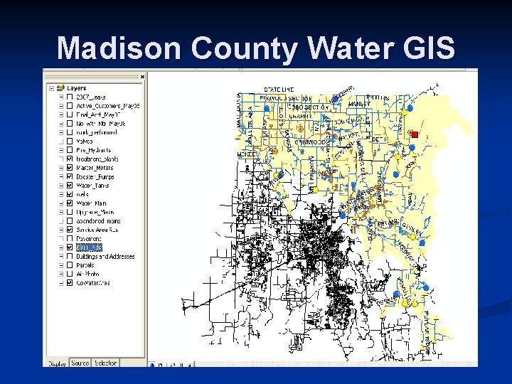 Madison County Water GIS 