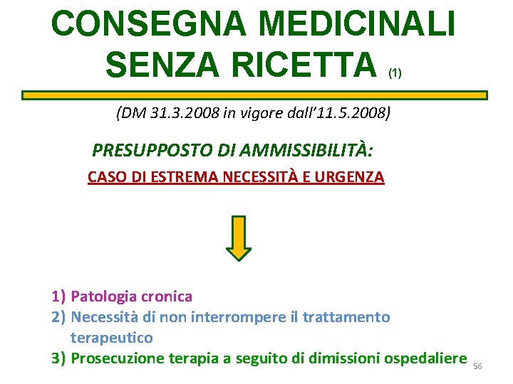 CONSEGNA MEDICINALI SENZA RICETTA (1) (DM 31. 3. 2008 in vigore dall’ 11. 5. CONSEGNA MEDICINALI SENZA RICETTA (1) (DM 31. 3. 2008 in vigore dall’ 11. 5.