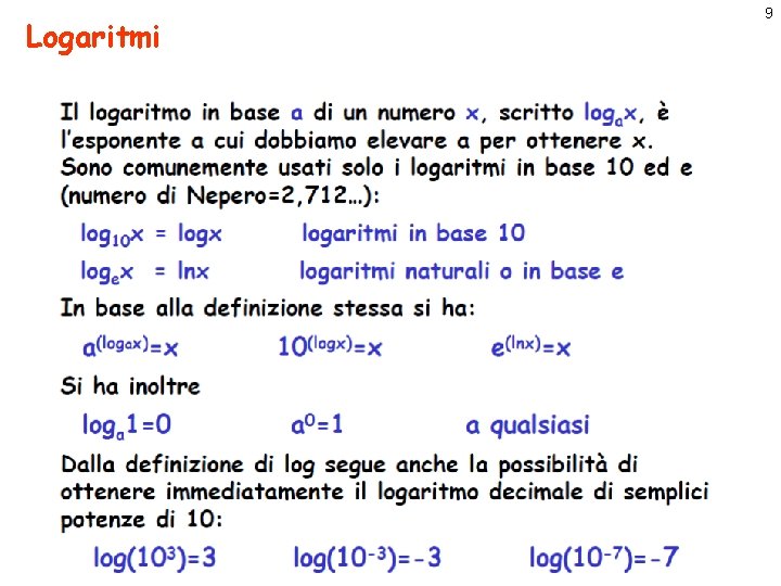 Logaritmi 9 