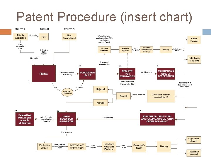 Patent Procedure (insert chart) 