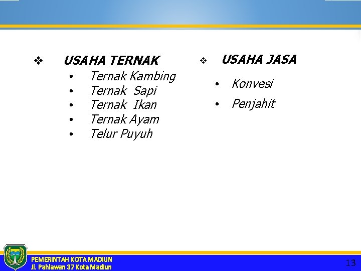 v USAHA TERNAK • Ternak Kambing • Ternak Sapi • Ternak Ikan • Ternak