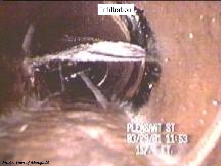 Infiltration Photo: Town of Mansfield 