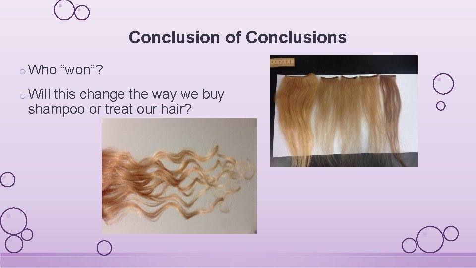 Conclusion of Conclusions o Who o Will “won”? this change the way we buy