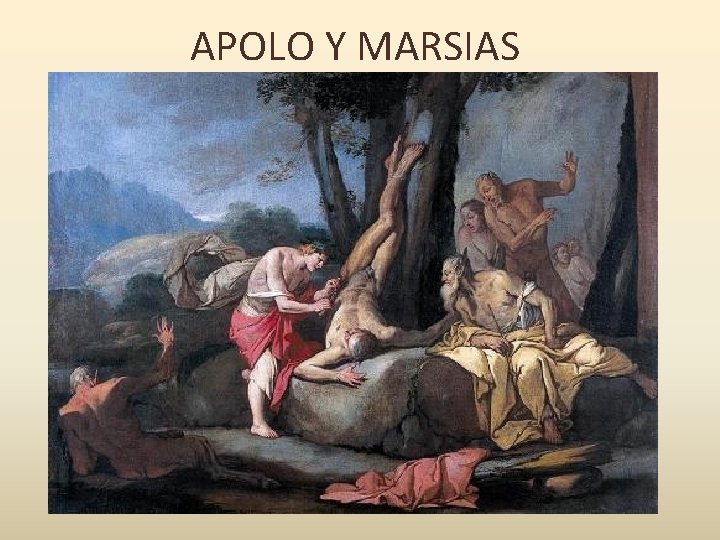 APOLO Y MARSIAS 